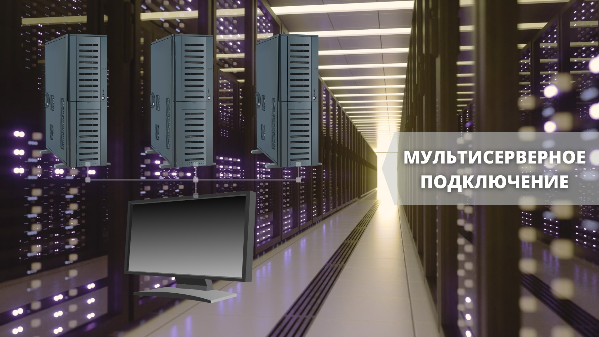 Мультисерверный режим в Xeoma Мультисерверный режим в Xeoma