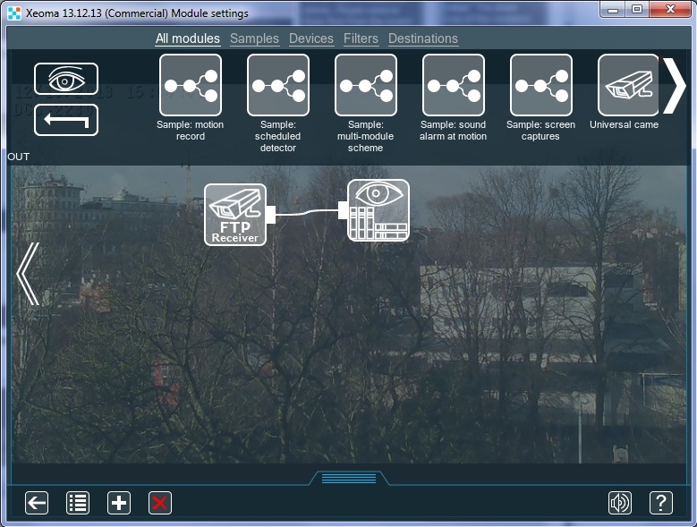 If all is correctly set up, FTP streaming will start and FTP Receiver will get image from the remote camera
