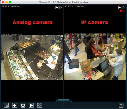 Organize your video surveillance on Mac with IP or analog camera