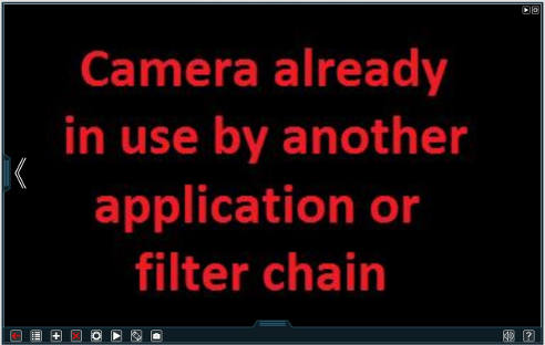If you see this message in Xeoma free webcam software, make sure that the camera is not used in other applications.