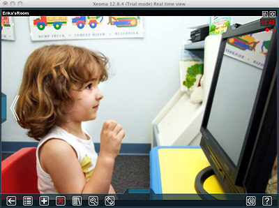 Xeoma Video Surveillance Software can be used as a parental control tool for screen monitoring to watch over children's activity on PC