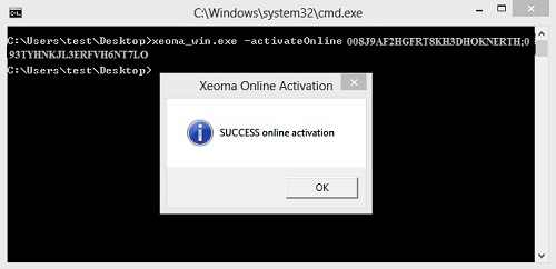 Activate software updates in Xeoma via Windows command line