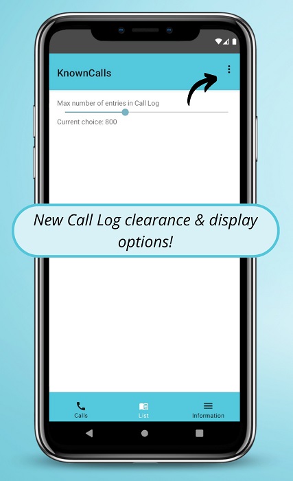 New options in the latest version of KnownCalls