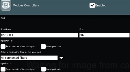 Modbus controllers in Xeoma Modbus controllers in Xeoma