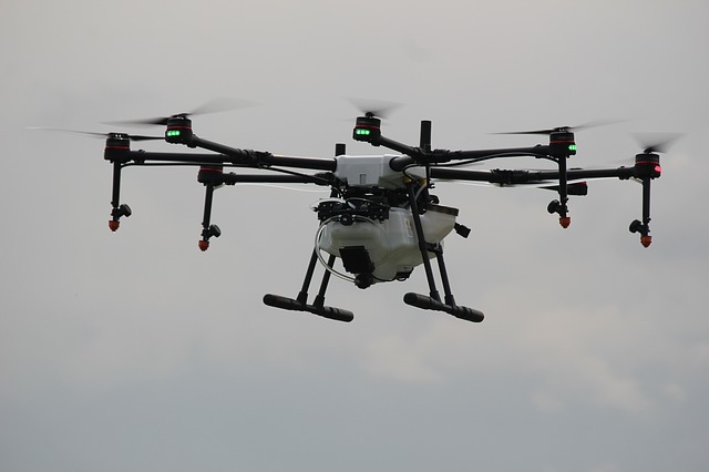 Autonomous unit for drone surveillance