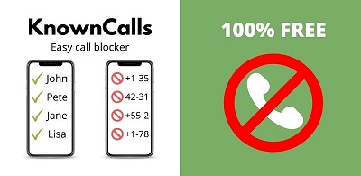 Call Blocking app KnownCalls