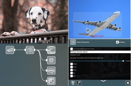 The Object Recognition feature can detect various many objects types, for different tasks