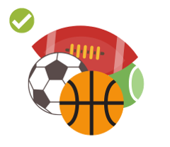 The automatic sports tracking module works with various team games The automatic sports tracking module works with various team games