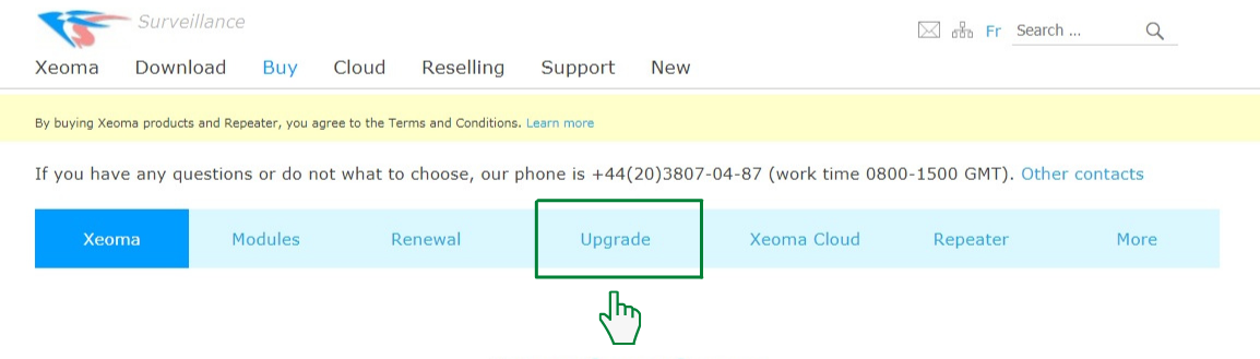 Select Upgrade to Xeoma Pro to upgrade your Xeoma Standard license to have professional video analytics and video surveillance features Purchase easy-to-use and affordable video surveillance software of the new generation