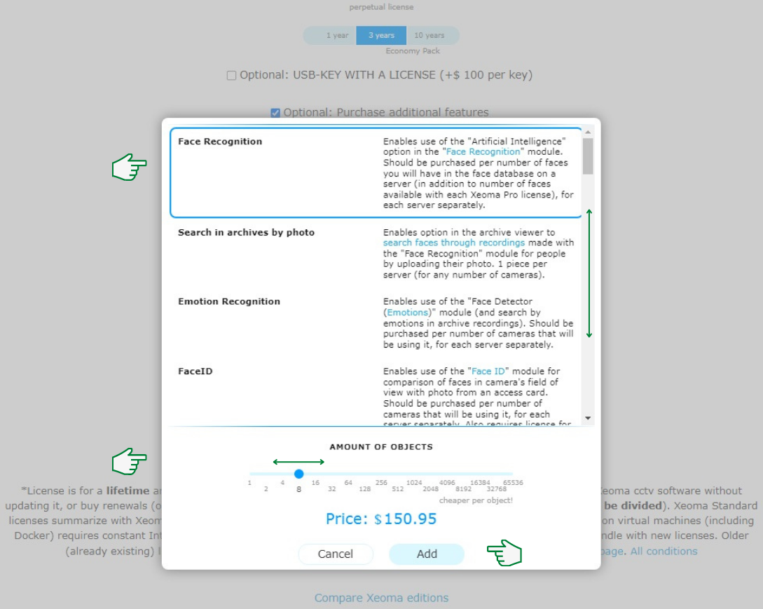 Licenses for Xeoma Pro and Xeoma Standard contemporary video surveillance can be purchased in a bundle with neural networks modules Purchase easy-to-use and affordable video surveillance software of the new generation