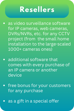 Xeoma Partnerprogramm für Hersteller und Verkäufer von Videosicherheitsausrüstung
