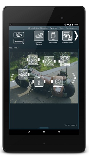 Connect to a remote video surveillance system where Xeoma is launched, or create a standalone video security system on board of this device Connect to a remote video surveillance system where Xeoma is launched, or create a standalone video security system on board of this device