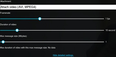 In Xeoma's Sending Email module the image attachment is available. Real-time immediate notifications.